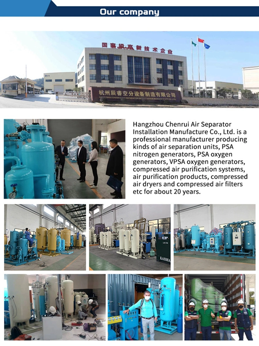 Chenrui Professional Nitrogen Gas Separator Making Machine Manufacture Nitrogen Generator for Sale