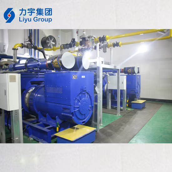 中国 Liyu 高電圧ガス内燃エンジン 0.8MW/800KW、省エネガス燃焼バイオマス発電機セット メーカー
