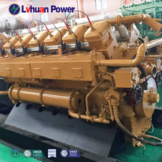 CE ISO 承認 500kw 高効率低速バイオマス ガス バイオガス発電機